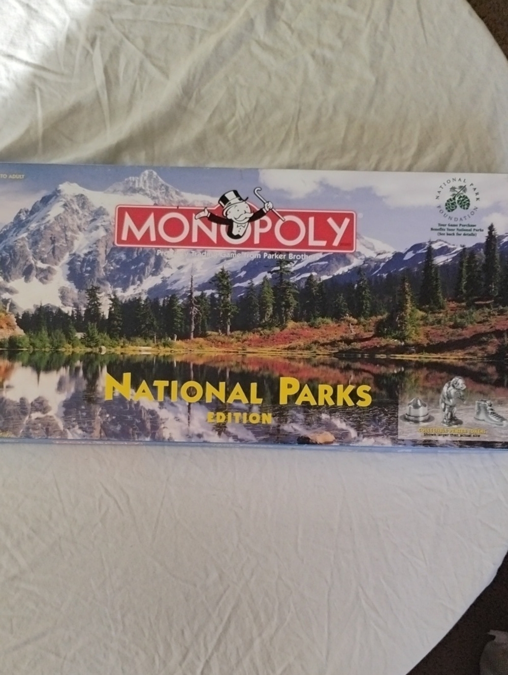 Monopoly National Parks Edition Board Game Has All 6 Collectible Pewter Tokens